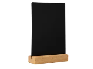 Krijtbord Europel Tafelmodel met Eiken houten voet A5 - 2