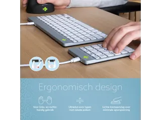 Numeriek Toetsenbord R-Go Numpad Break bedraad Wit - 4