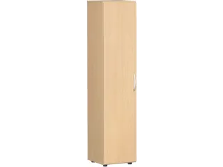 kantoorkast,HxBxD 1810x400x420mm,4xhouten vloer,5ordnerhoogte - 1