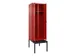 locker met bank,voor scheiding van kleding,HxBxD 2120x600x815mm,2vak