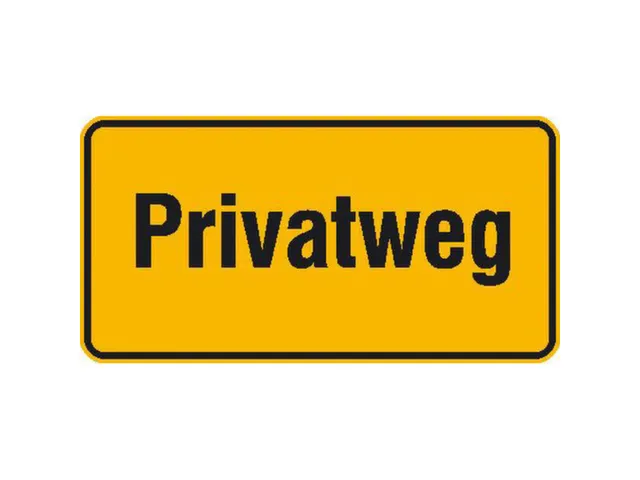 aanwijzingsbord,Eigen weg,aluminium gemerkt,gemoffeld,geel/zwart