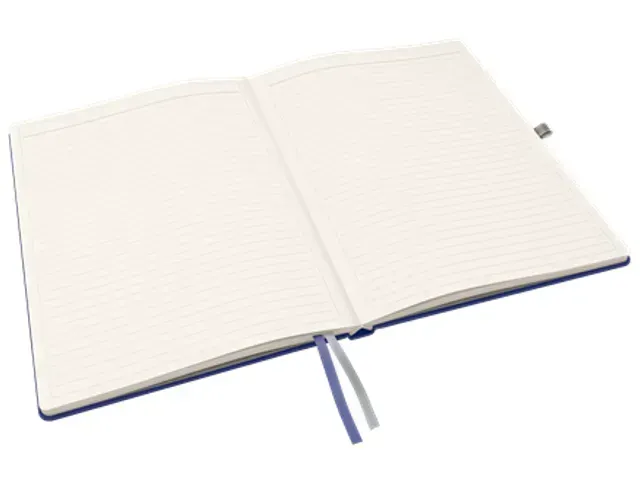 Carnet de notes Leitz Style A4 ligné couverture rigide bleu titane