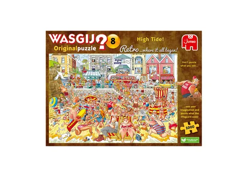 Puzzel Wasgij Retro Original 8 Vloed! 1000 stukjes