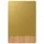 Glasmagneetbord Naga 60x80cm goud/eiken afgeronde hoeken