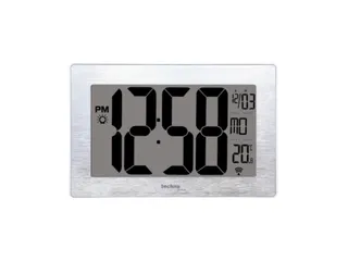 Digitale wandklok Technoline WS 8019 212x140x32mm zilver - 1