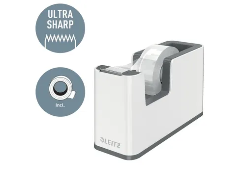 Plakbandhouder Leitz WOW wit/grijs