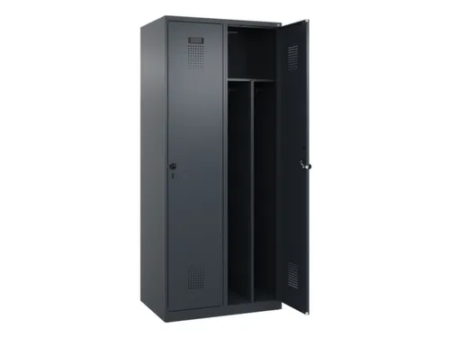 locker voor scheiding van kleding,HxBxD 1850x800x500mm,2vak