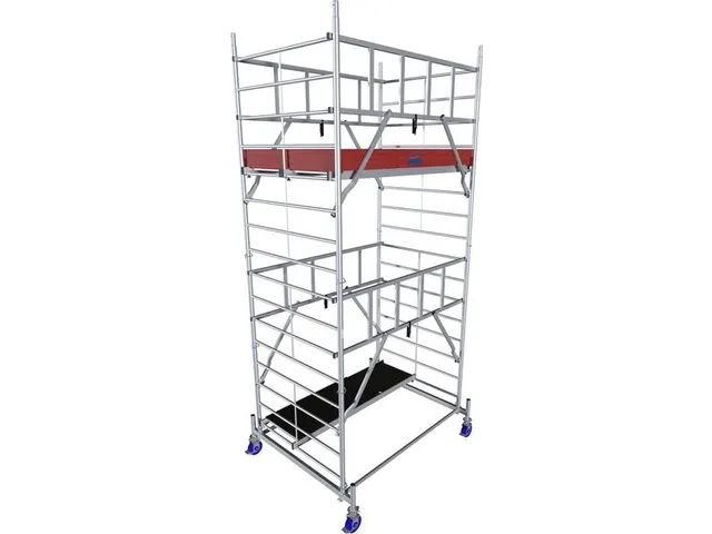 rolsteiger,werk H 5,3m,steiger H 4,45m,2platform(s),m. luik