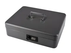 Geldkist Pavo met cijferslot 300x240x90mm donkergrijs