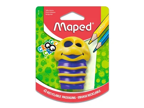 Puntenslijper Maped Croc Croc Bug 2-gaats assorti