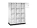 grootvolume-lockersysteem,HxBxD 1750x1220x500mm,3x4vakken,cil.-slot