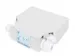 DIN-rail splitterbox voor 8 LC/DX-adapters Grijs