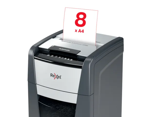 Papiervernietiger Rexel Optimum Auto+ 225M P-5 snippers 2x15mm