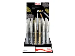 Gelschrijver Pentel K230M medium metallic assorti 3 kleuren