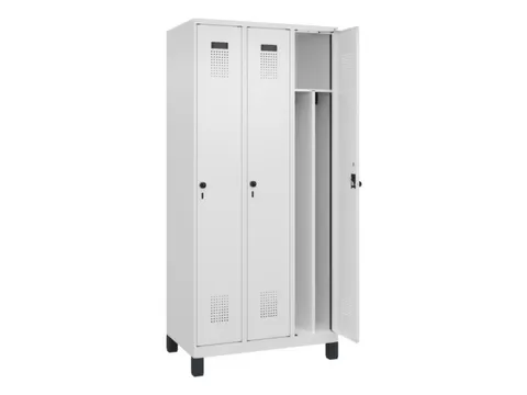 locker voor scheiding van kleding,HxBxD 1950x900x500mm,3vak
