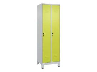 locker,HxBxD 1950x600x500mm,2vak,vak B 300mm,draaigrendel,voeten - 1