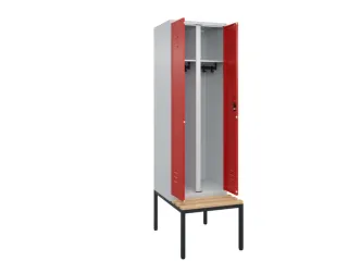 locker voor scheiding van kleding,HxBxD 2120x600x815mm,2vak - 2