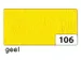 Papier crépon Folia 250x50cm 10 feuilles n° 106 jaune