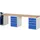 werkbank,HxBxD 890x3000x700mm,beukblad,draagverm. 750kg,3containers