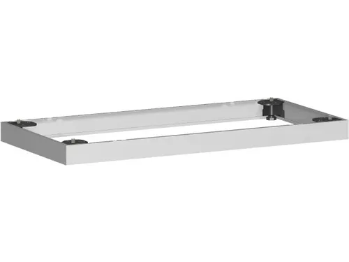 sokkel,v. kantoorstelling,HxB 50x800mm,metaal,zilverkleurig
