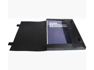 Tekenkoffer Exacompta B2 52x72cm rugbreedte 30mm PP zwart - 3