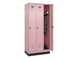 locker,HxBxD 1950x900x500mm,3vak,vak B 300mm,draaigrendel,sokkel