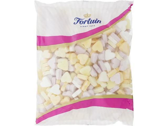 Snoep Fortuin vruchtenhartjes 1kg