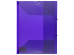 Elastomap Kangaro A4 PP transparant paars