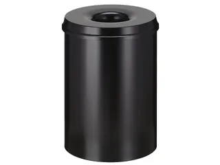 Vlamdovende papierbak 30 Liter Zwart - 1