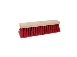 Straatbezem pvc 40x9cm Rood - 1