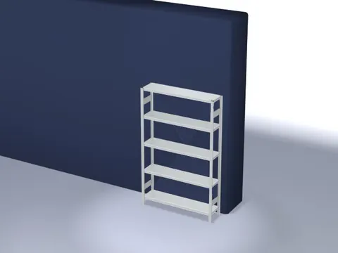 systeemstelling,grondveld,HxBxD 2000x1360x335mm,vakl. 300kg