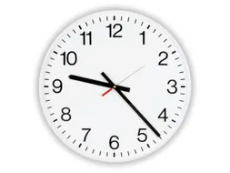 Industrie-Wandklok Radiogestuurd Ø 40cm Cijferaanduiding