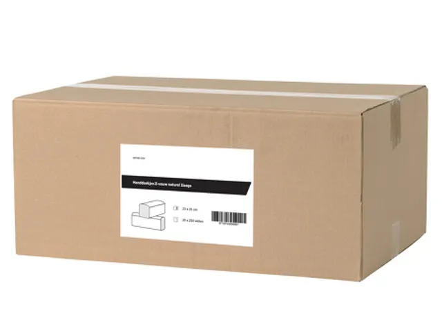 Papieren Handdoek Z-vouw recycled 1-laags FSC 23x25cm Doos 20 Pak