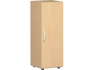 kantoorkast,HxBxD 1100x400x420mm,2xhouten vloer,3ordnerhoogte - 1