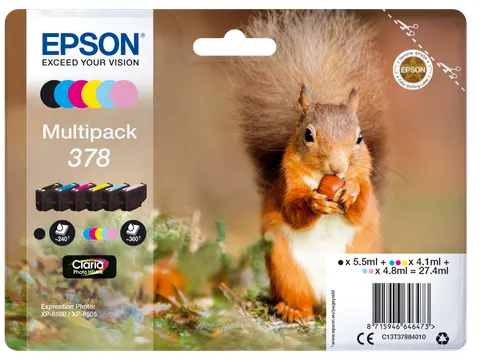 Multipack 6-colours 378 Claria Photo HD Ink