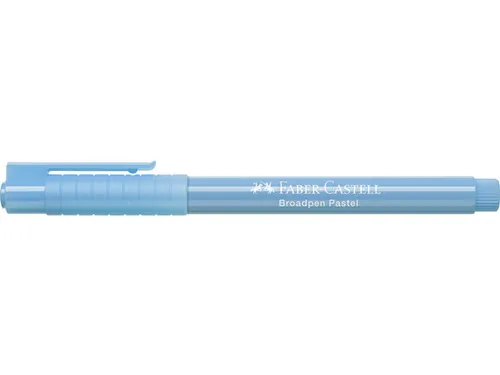 Fineliner Faber-Castell Broadpen Pastel 0.8mm licht blauw