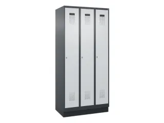 locker,HxBxD 1950x900x500mm,3vak,vak B 300mm,cil.-slot,sokkel - 3