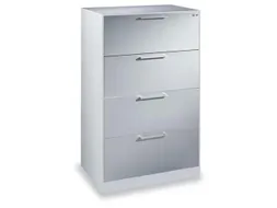 hangmappenkast,HxBxD 1300x800x435mm,4hangmappenframes,twee banen