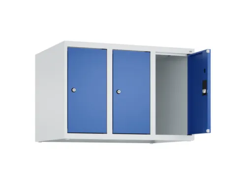 opzetkast,v. locker,3vak.,vak B 250mm,HxBxD 500x750x500mm,vleugeldeur