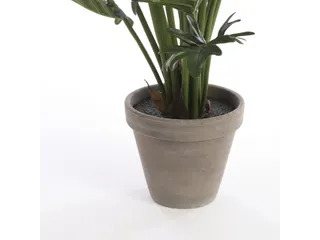 Kunstplant Mica Philodendron selloum groen in pot 50x60cm - 4