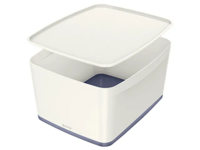 Opbergbox MyBox M met deksel grijs 18 Liter