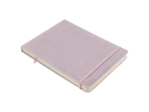 Schetsboek Kangaro A5 landscape violet PU HC 80 blad 140gr roomwit met