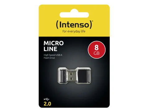 Intenso Usb-Stick 2.0 8gb Zwart Micro