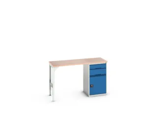 werkbank,HxBxD 930x1500x600mm,multiplexblad,2voeten/1container - 1