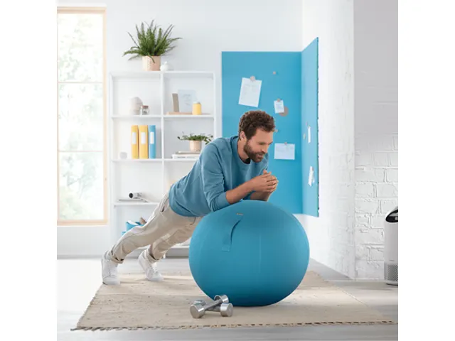Leitz Ergo Cosy Actieve Zitbal Fluweel Sereen Blauw