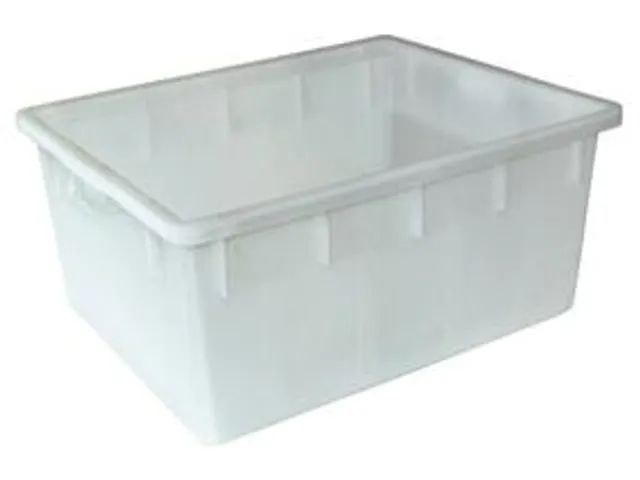 Conische Bak Pe Hxlxb 380X800X640Mm Inhoud 145L Naturel Wit