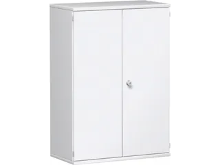 kantoorkast,HxBxD 1150x800x430mm,decor romp wit,decor front wit - 1
