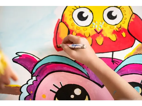 Acrylmarker edding e-5000 breed verkeerswit
