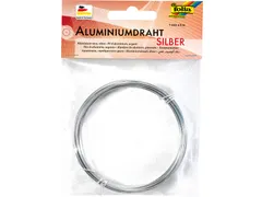 Aluminiumdraad Folia 1mmx5m zilver