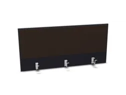 opzetpaneel,v. bureau,aanbouw achter,B 1200mm,CC-zwart,BN2036-bruin